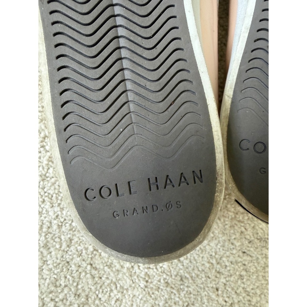 Cole Haan Grand.OS Womens Blush Pink Patent Leather Penny Loafers Shoes - Picture 7 of 7